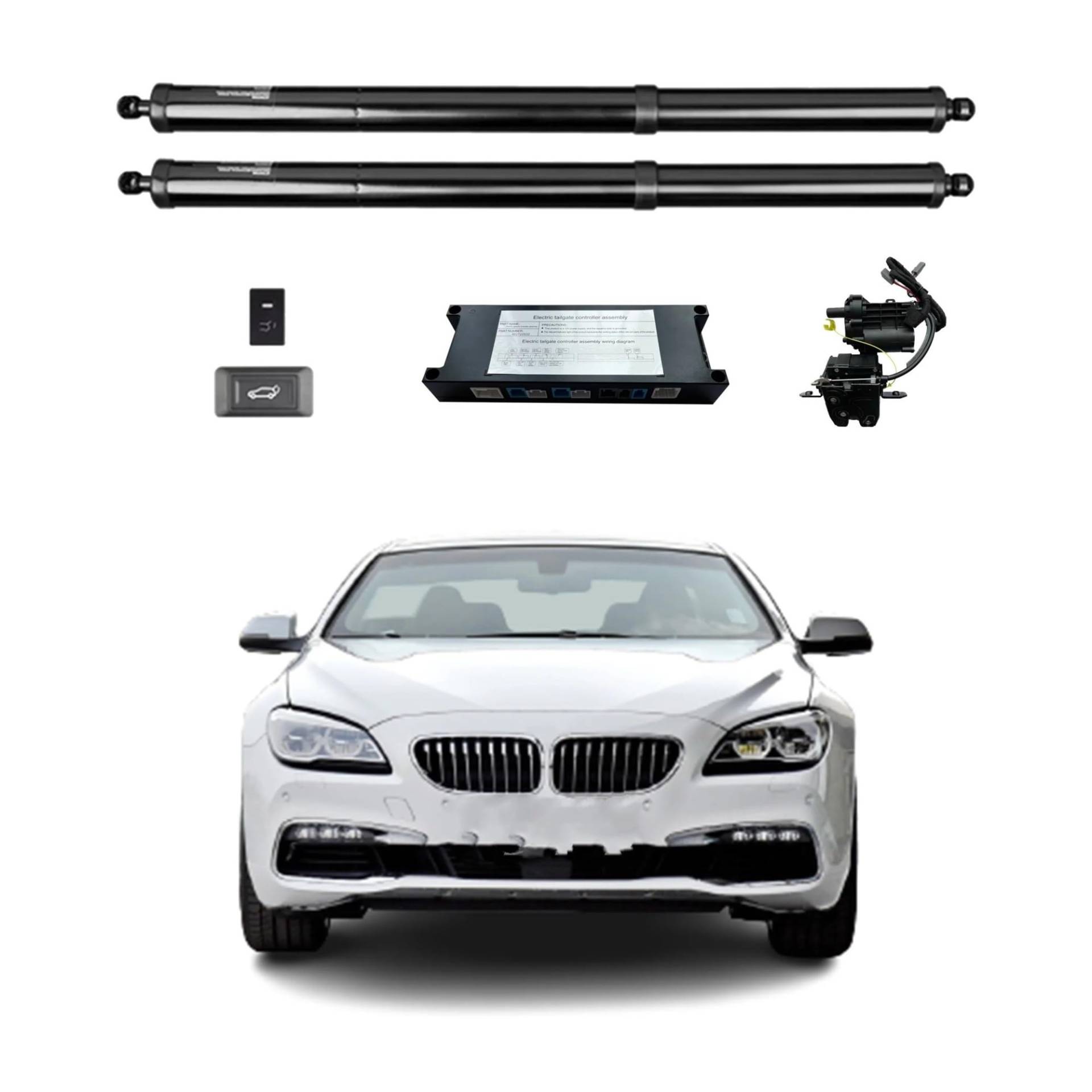 Gasfeder Heckklappe Für 6 Series Für Grand Für Coupe F06 2012-2018 Elektrische Heckklappe Hintertür Power Heckklappe Öffnen Und Schließen Kofferraums Mit Fernbedienung Gasdruckdämpfer(With kick sensor Gasfeder Heckklappe Für 6 Series Für Grand Für Coupe F06 2012-2018 Elektrische Heckklappe Hintertür Power Heckklappe Öffnen Und Schließen Kofferraums Mit Fernbedienung Gasdruckdämpfer(With kick sensor von FRVVPL