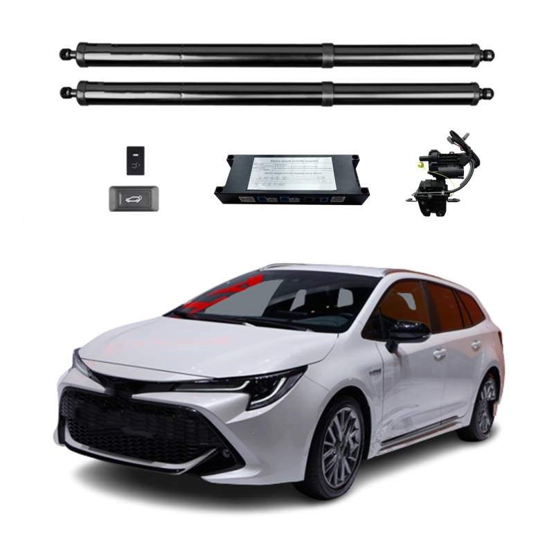 Gasfeder Heckklappe Für Toyota Für Corolla Für Estate Für Station Für Wagon Für Touring Sports 2019+/Elektrische Heckklappe Power Liftgate Auto Trunk Hecktür Gasdruckdämpfer(with Kick Sensor) von FRVVPL