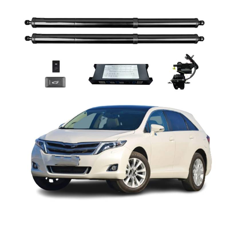 Gasfeder Heckklappe Für Toyota Für Venza 2013-2017 Elektrische Heckklappe Power Heckklappe Auto Kofferraum Hinten Türöffner Mit Fernbedienung Funktion Gasdruckdämpfer(Without Kick Sensor) von FRVVPL