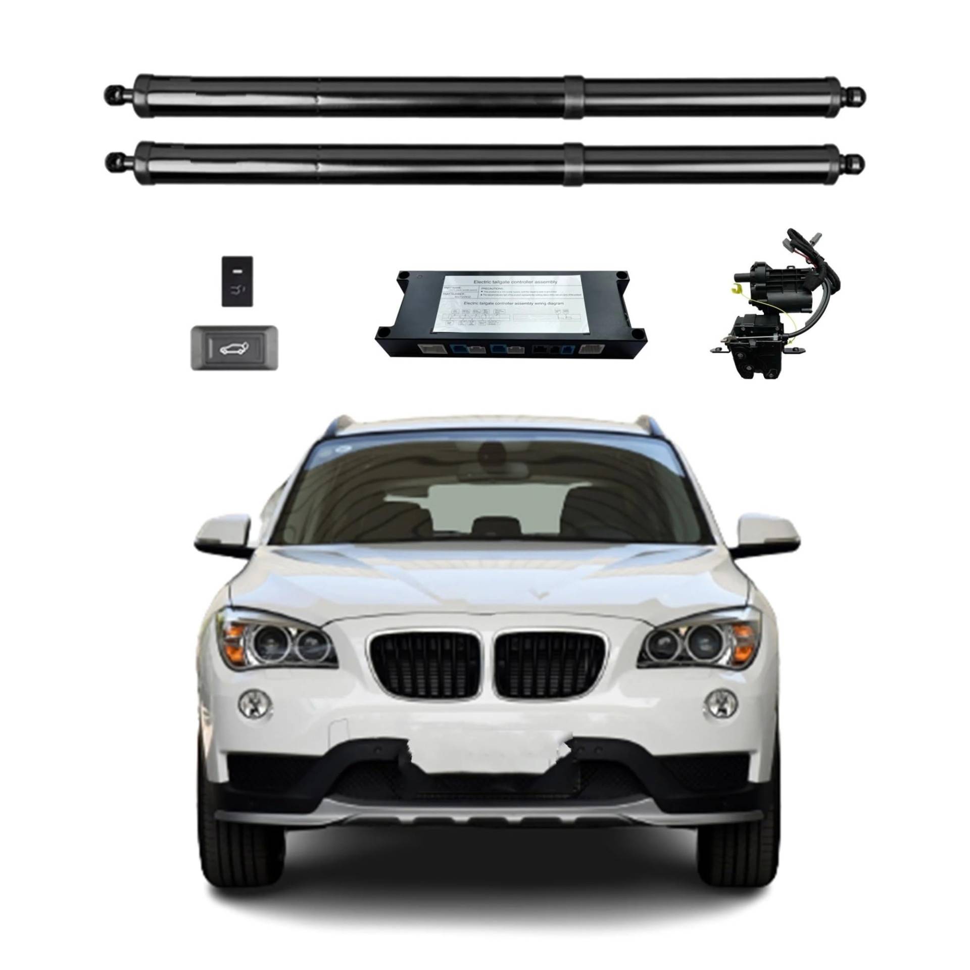 Gasfeder Heckklappe Für X1 (E84) 2010-2015 Elektrische Heckklappe Hecktür Elektrisches Automatisches Öffnen Und Schließen Kofferraums Mit Autoschlüssel-Fernbedienung Gasdruckdämpfer(Without kick senso von FRVVPL