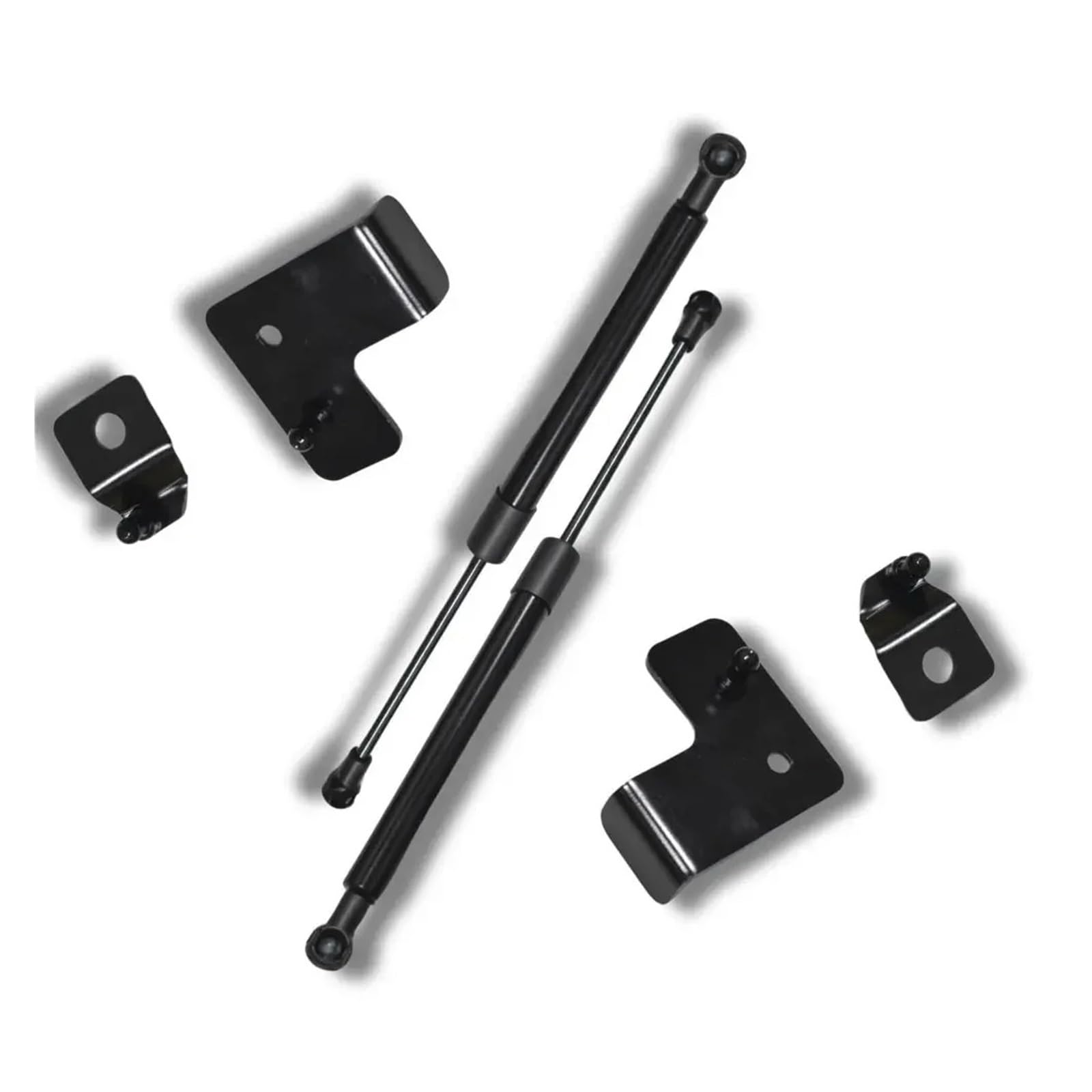 Gasfeder Heckklappe Heckklappe Lift Unterstützt Für SsangYong Q200 Pickup 2018-2024 Pickup Trunk Boot Gas Streben Quellen Dämpfer Gasdruckdämpfer(Normal Black) von FRVVPL