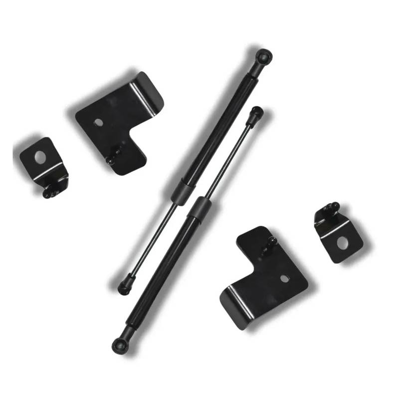 Gasfeder Heckklappe Heckklappe Lift Unterstützt Für SsangYong Q200 Pickup 2018-2024 Pickup Trunk Boot Gas Streben Quellen Dämpfer Gasdruckdämpfer(Normal Black) von FRVVPL