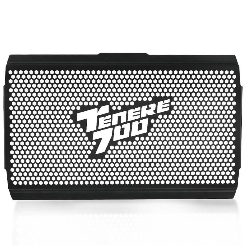 Montage Ohne Bohren Für Yamaha T7 Tenere 700 Rally 2019 2020 2021 2022 2023 Motorrad Heizkörper Abdeckung Schutz Protector Kühlmittel Schutz(Black) von FSOZDBBPL