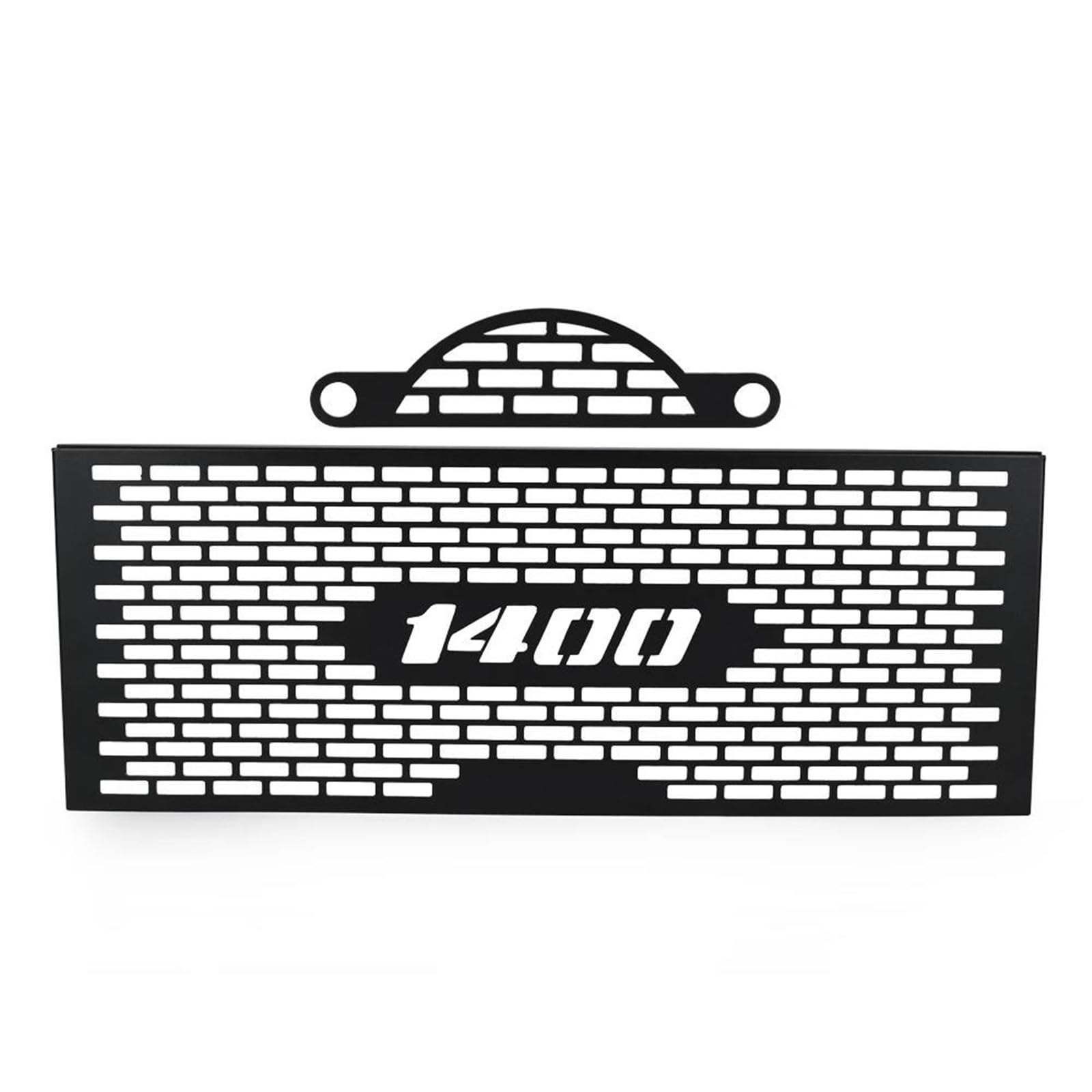 Montage Ohne Bohren Motorrad CNC Kühlergrill Wache Lüfter Abdeckung Schutz Grill Für Suzuki GSX1400 GSX 1400 2002-2003-2004-2005-2006-2007(Black,Grille) von FSOZDBBPL
