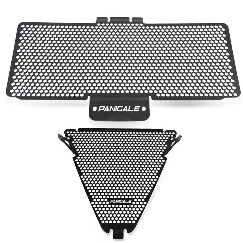 Montage Ohne Bohren Motorrad Kühler Schutz Grille Abdeckung Kühler Protector Für Ducati Panigale 899 959 1199 RS 1299 R FE/S V2(A set) von FSOZDBBPL