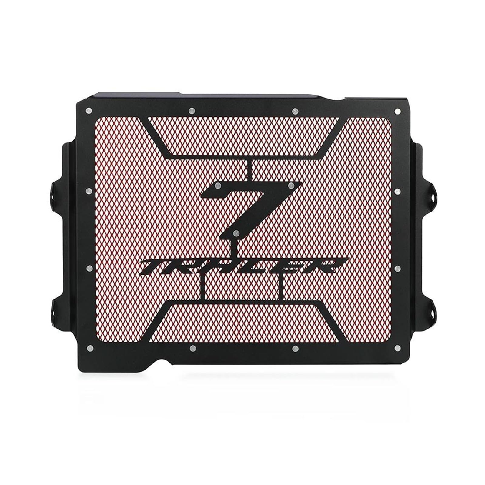 Montage Ohne Bohren Motorrad Kühler Schutz Grille Grill Kühlung Abdeckung Schutz Für Yamaha Tracer 7 GT Für Tracer700 2021-2022-2023-2024(Rood,S) von FSOZDBBPL