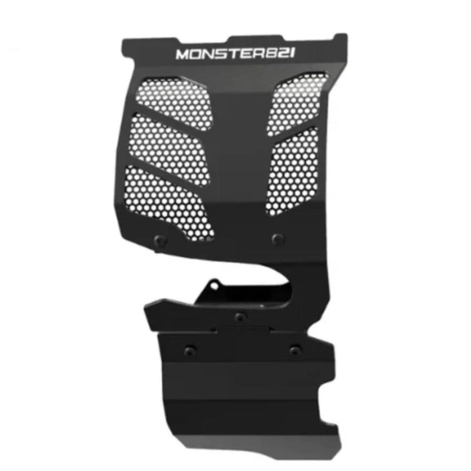 Montage Ohne Bohren Motorrad Kühler Zylinderkopf Motor Schutz Komplette Für Ducati Monster 821 Dark Stealth Streifen 2013-2020(Engine Guard,M) von FSOZDBBPL