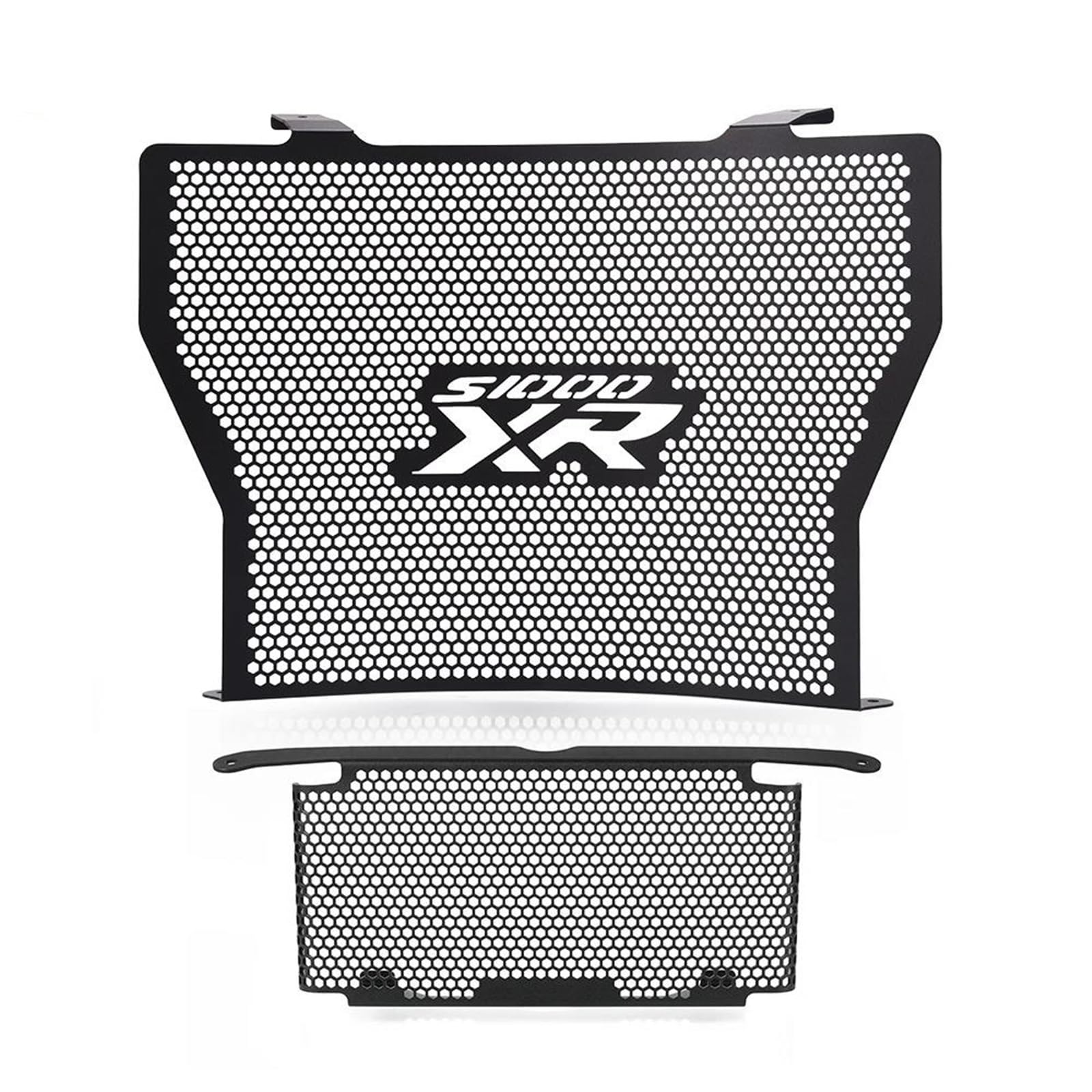 Montage Ohne Bohren Motorrad Kühlergrill Abdeckung Ölkühler Schutz Schutz Für BMW S1000XR S 1000 XR 1000XR S1000 XR 2015-2019(Black) von FSOZDBBPL