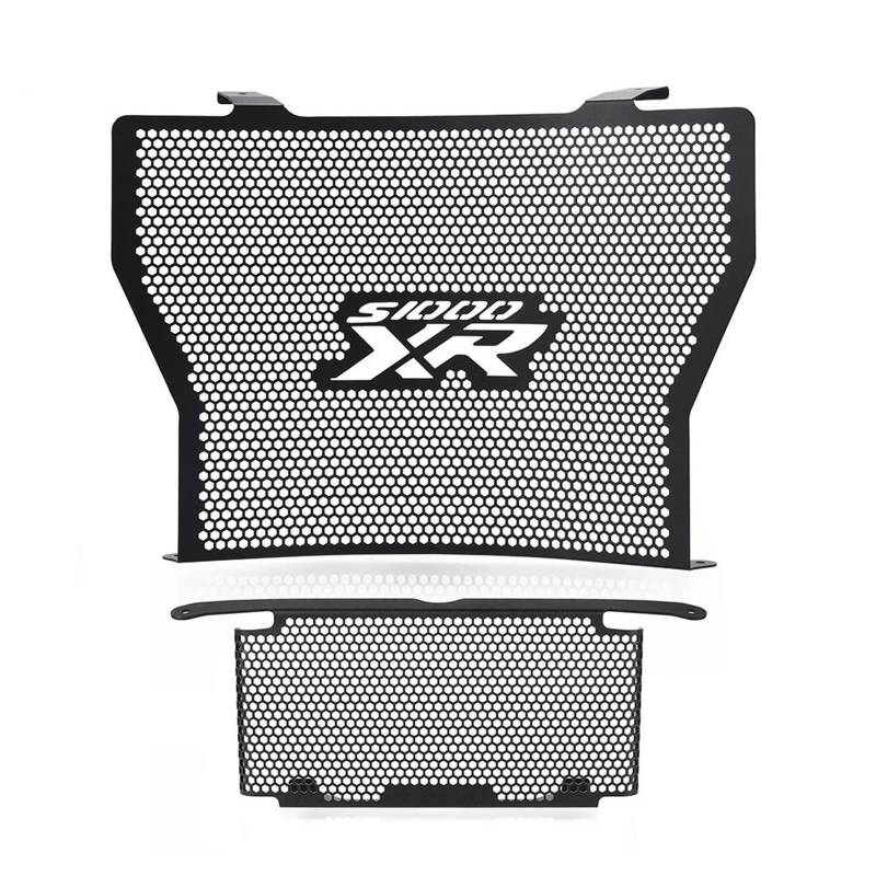 Montage Ohne Bohren Motorrad Kühlergrill Abdeckung Ölkühler Schutz Schutz Für BMW S1000XR S 1000 XR 1000XR S1000 XR 2015-2019(Black) von FSOZDBBPL