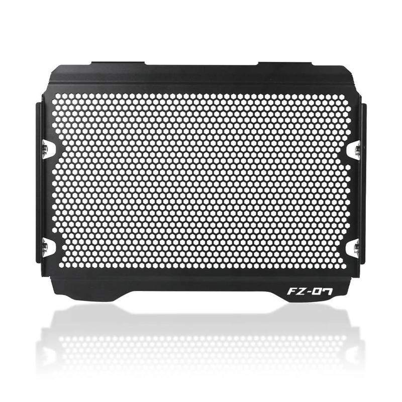 Montage Ohne Bohren Motorrad Kühlergrill Abdeckung Schutz Protector Für Yamaha MT-07 MT07 FZ-07 FZ07 2018 2019 2020 2021 2022 2023(Black,M) von FSOZDBBPL