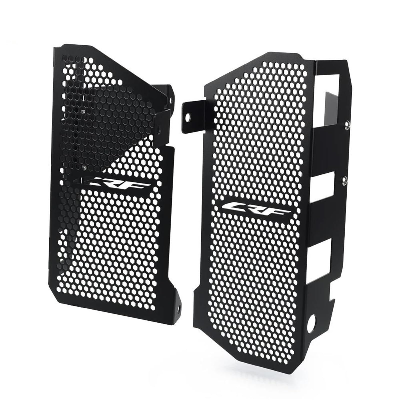 Montage Ohne Bohren Motorrad Kühlergrill Schutz Abdeckung Schutz Für CRF450L CRF450X CRF450RL CRF 450X 450RL 2019-2020-2021-2022-2023-2024(Black) von FSOZDBBPL