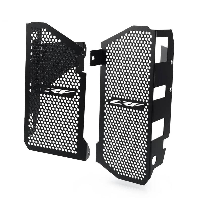 Montage Ohne Bohren Motorrad Kühlergrill Schutz Abdeckung Schutz Für CRF450L CRF450X CRF450RL CRF 450X 450RL 2019-2020-2021-2022-2023-2024(Black) von FSOZDBBPL