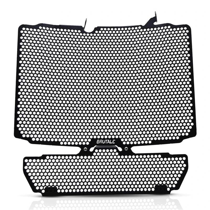Montage Ohne Bohren Motorrad Kühlergrill Schutz Abdeckung Schutz Für MV Agusta Brutale 800 2016-2023 Für Italjet Dragster 800/800RR(A set,S) von FSOZDBBPL