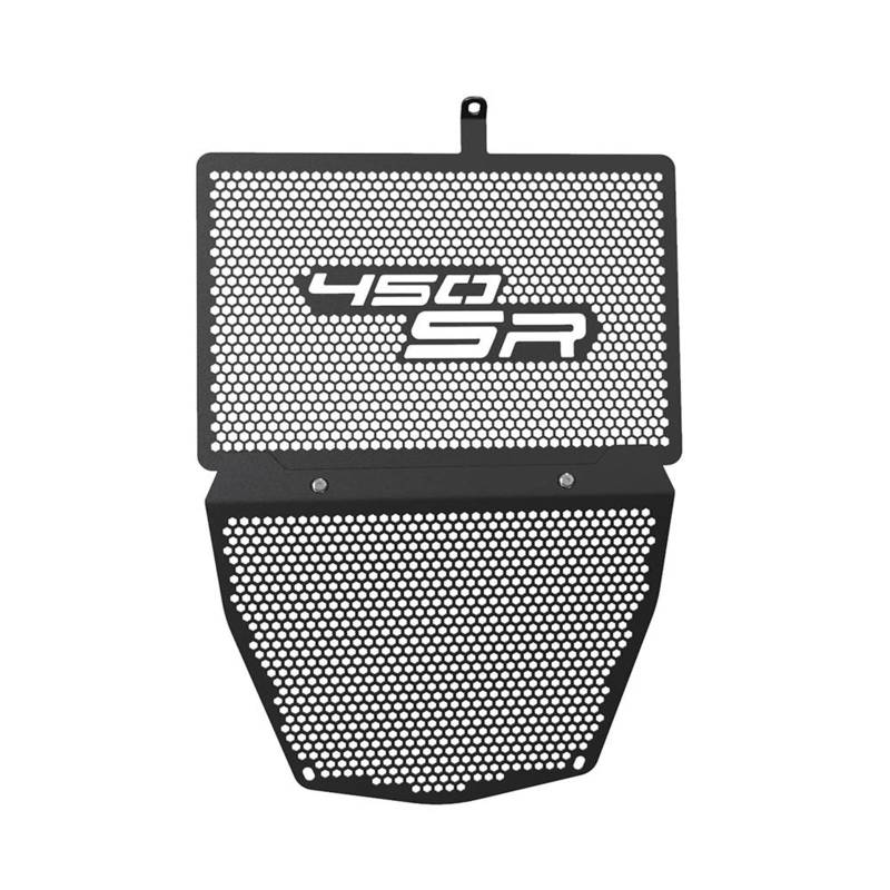 Montage Ohne Bohren Motorrad Kühlergrill Schutz Ölkühler Schutz Schutz Abdeckung Für CFMOTO 450 SR 450SR SR450 2023 2022 2024(XL) von FSOZDBBPL