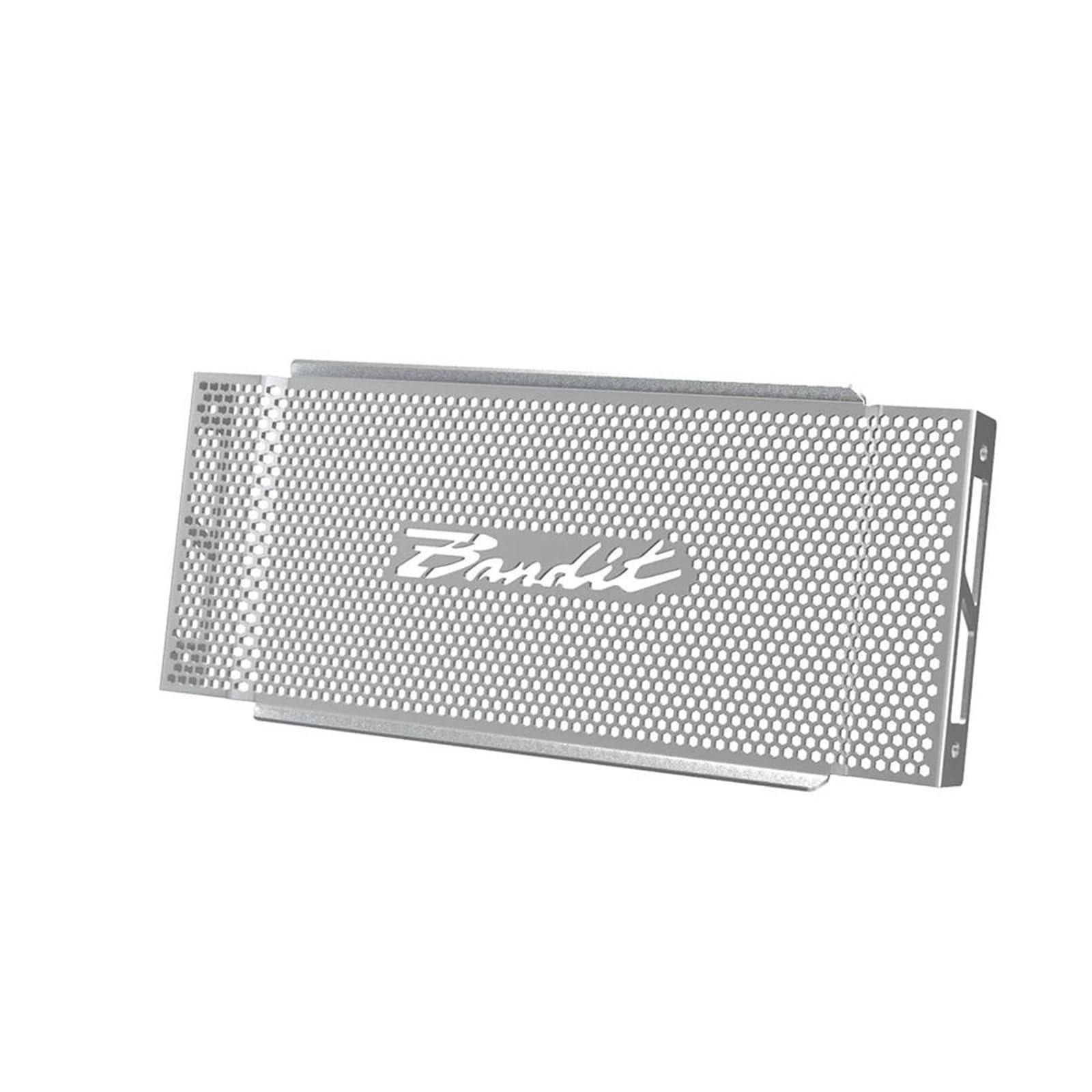 Montage Ohne Bohren Motorrad Kühlergrill Wache Abdeckung Schutz Für Suzuki GSX650F GSF1250S Für Bandit ABS GSF1250 GSF1250N 2007-2015(Silver,L) von FSOZDBBPL
