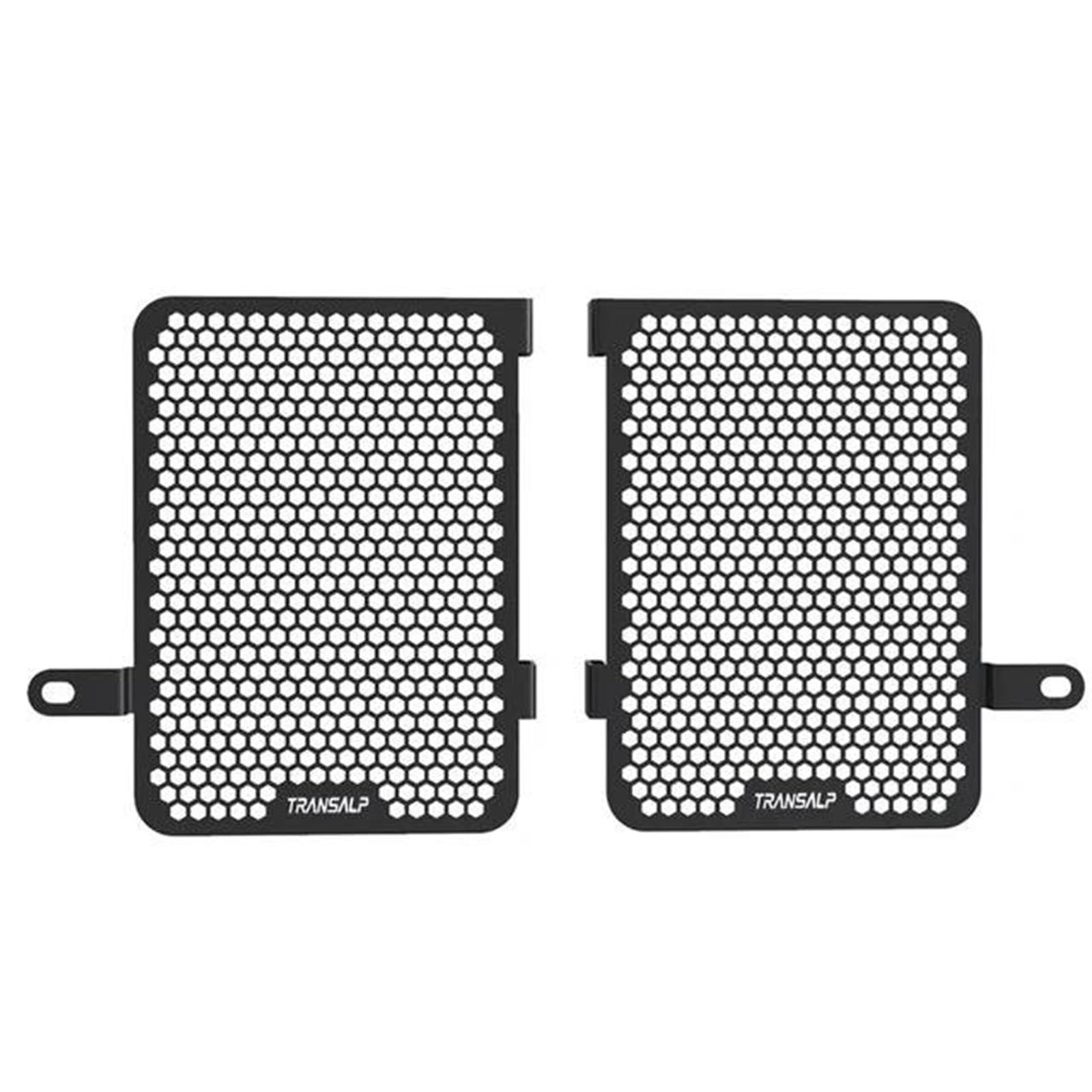 Montage Ohne Bohren Motorrad Kühlergrill Wache Abdeckung Schutz Für XL700V Für Transalp 700 XL 700V 2008-2016 2017-2018-2019-2020-2021-2022(Black,Round hole) von FSOZDBBPL