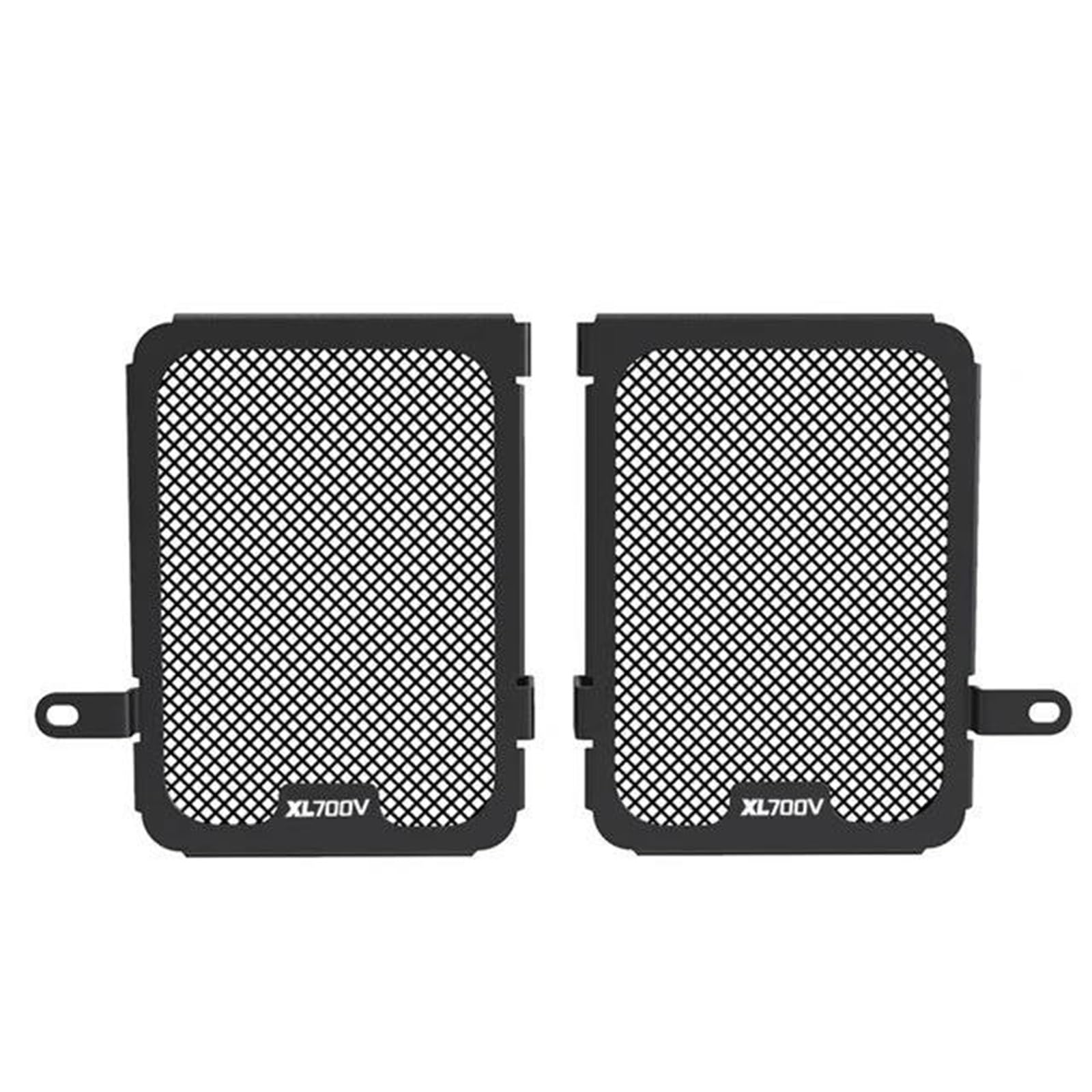 Montage Ohne Bohren Motorrad Kühlergrill Wache Abdeckung Schutz Für XL700V Für Transalp 700 XL 700V 2008-2016 2017-2018-2019-2020-2021-2022(Rood,Square hole) von FSOZDBBPL