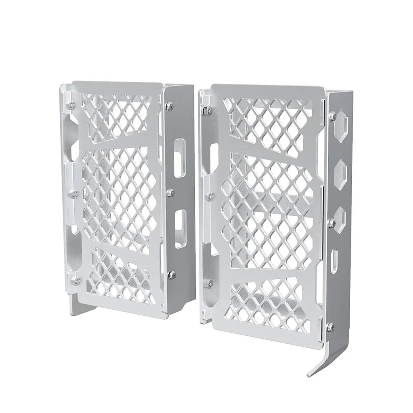 Montage Ohne Bohren Motorrad Kühlergrill Wache Abdeckung Schutz Wasser Tank Schutz Für Beta Xtrainer 250/300 2T 2015-2022-2023-2024(Silver) von FSOZDBBPL