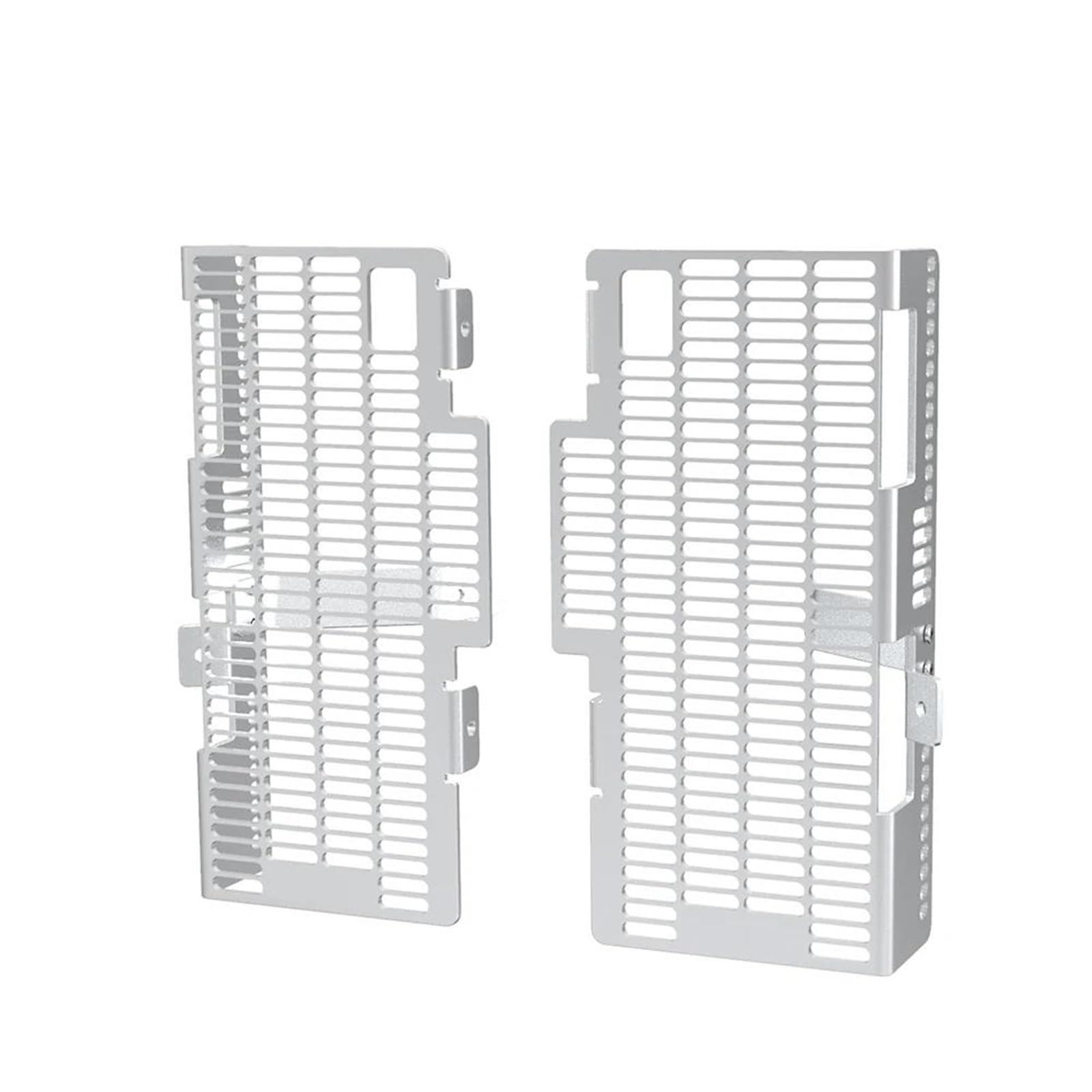 Montage Ohne Bohren Motorrad Kühlergrill Wache Abdeckung Schutz Wasser Tank Schutz Für CRF 450X CRF450X 2005-2013 2014 2015 2016(Silver) von FSOZDBBPL