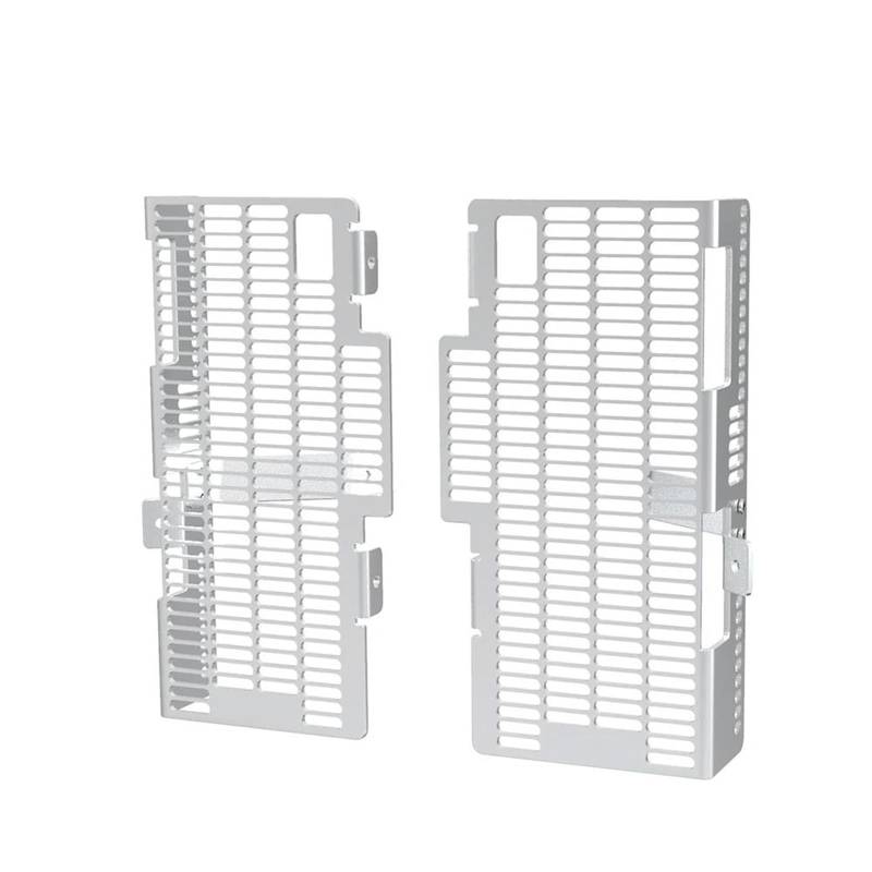 Montage Ohne Bohren Motorrad Kühlergrill Wache Abdeckung Schutz Wasser Tank Schutz Für CRF 450X CRF450X 2005-2013 2014 2015 2016(Silver) von FSOZDBBPL