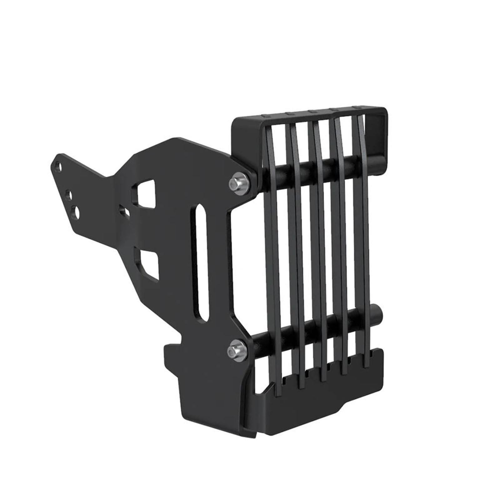 Montage Ohne Bohren Motorrad Kühlergrill Wache Abdeckung Schutz Wasser Tank Schutz Für CRF300R CRF300 RALLY 2021-2022-2023-2024(Black) von FSOZDBBPL