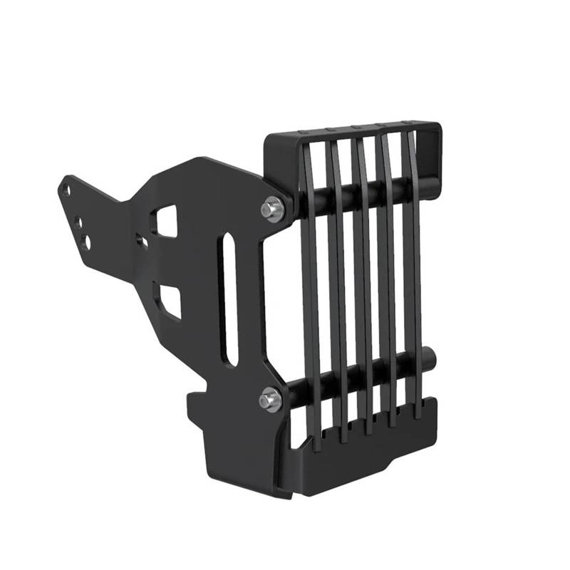 Montage Ohne Bohren Motorrad Kühlergrill Wache Abdeckung Schutz Wasser Tank Schutz Für CRF300R CRF300 RALLY 2021-2022-2023-2024(Black) von FSOZDBBPL