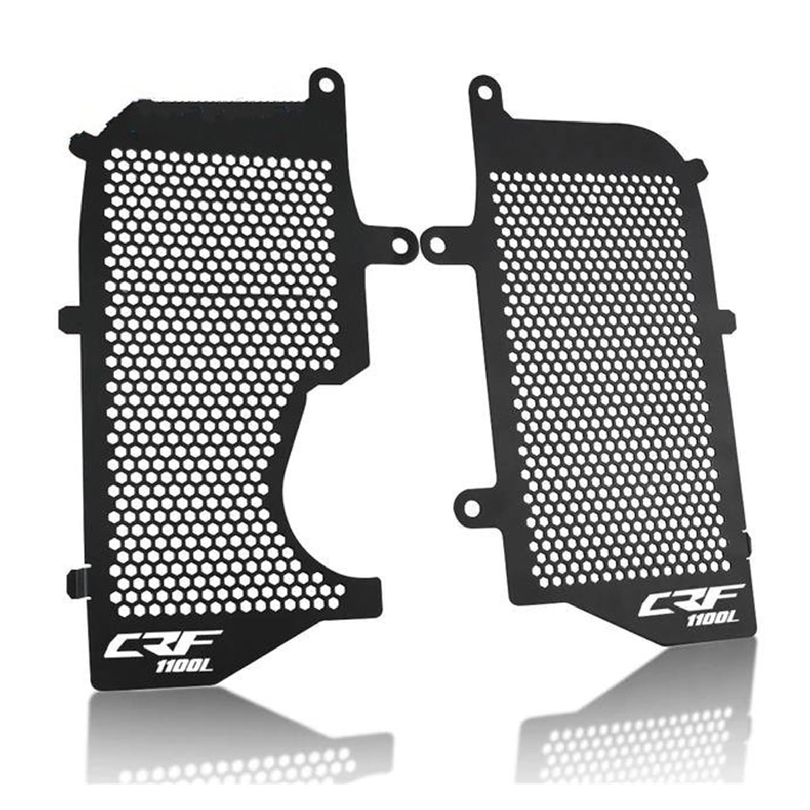 Montage Ohne Bohren Motorrad Kühlergrill Wache Abdeckung Teile Für Afrika Twin CRF1100L CRF 1100L Abenteuer ADV Sport 2020 2021 2022 2023(Black,Large Mesh) von FSOZDBBPL