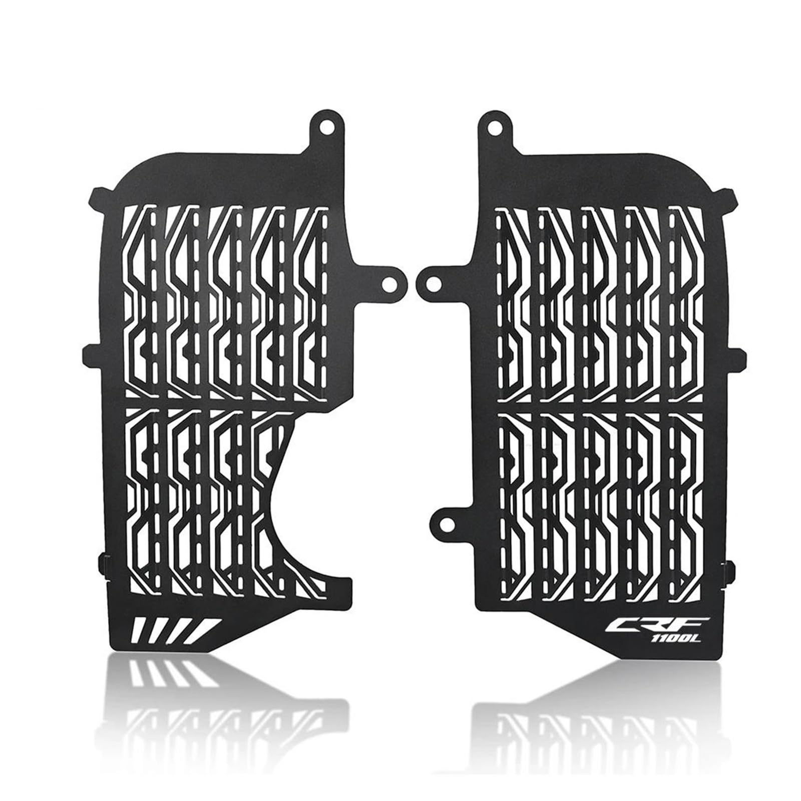 Montage Ohne Bohren Motorrad Kühlergrill Wache Abdeckung Teile Für Afrika Twin CRF1100L CRF 1100L Abenteuer ADV Sport 2020 2021 2022 2023(Black,Large grille) von FSOZDBBPL