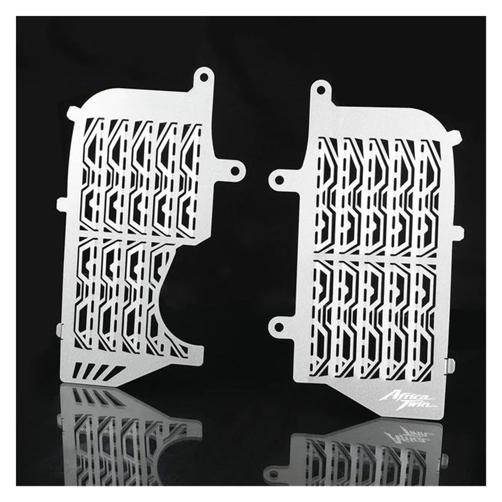 Montage Ohne Bohren Motorrad Kühlergrill Wache Abdeckung Teile Für Afrika Twin CRF1100L CRF 1100L Abenteuer ADV Sport 2020 2021 2022 2023(Silver,Small Grille) von FSOZDBBPL