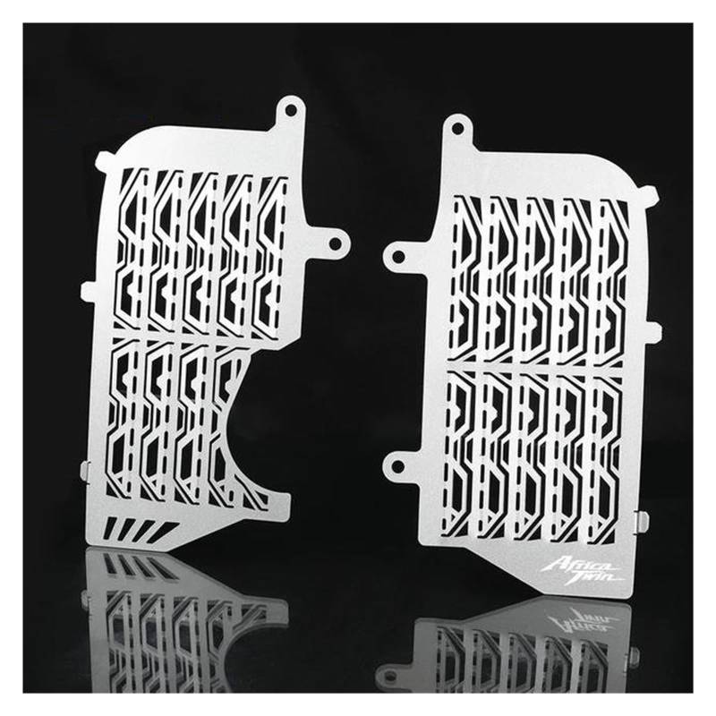 Montage Ohne Bohren Motorrad Kühlergrill Wache Abdeckung Teile Für Afrika Twin CRF1100L CRF 1100L Abenteuer ADV Sport 2020 2021 2022 2023(Silver,Small Grille) von FSOZDBBPL