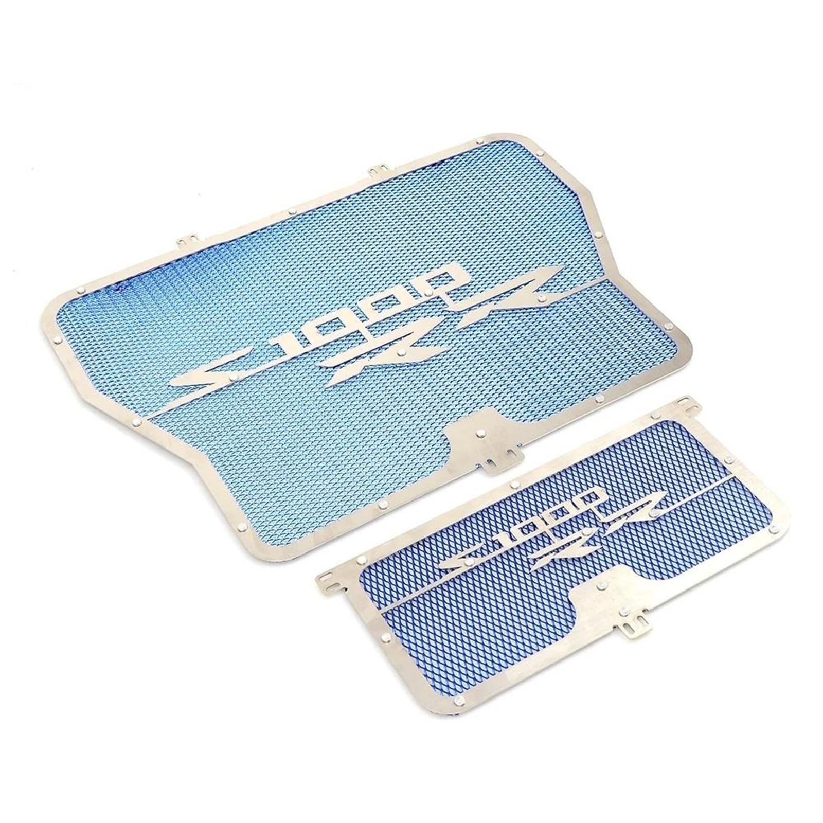 Montage Ohne Bohren Motorrad Kühlergrill Wache Abdeckung Und Ölkühler Schutz Set Für BMW S1000RR ABS K46 S1000XR S1000R S 1000 R RR XR HP4 RENNEN(Blue) von FSOZDBBPL