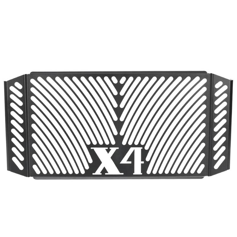 Montage Ohne Bohren Motorrad Kühlergrill Wache Cover Schutz Für CB1300 X4 CB 1300 1997-1998-1999-2000-2001-2002-2003(Black grille) von FSOZDBBPL