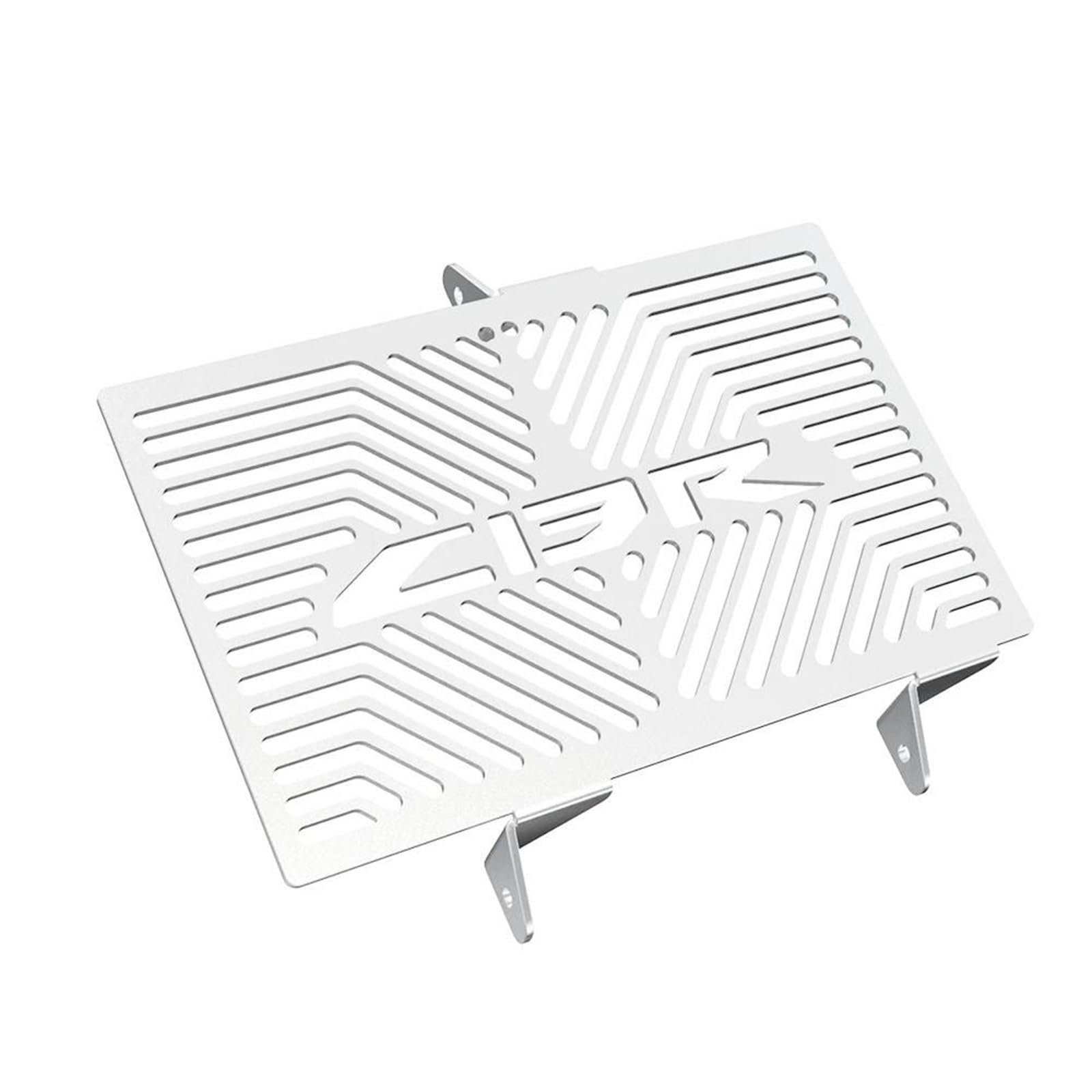 Montage Ohne Bohren Motorrad Kühlergrill Wache Cover Schutz Für CBR300R CB300F CBR250R ABS 2011-2015-2016-2017-2018-2019-2020-2021-2022-2023(Silver grille) von FSOZDBBPL