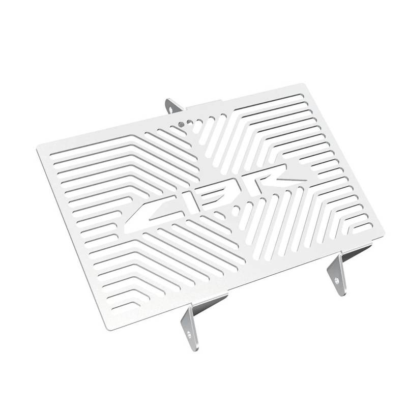 Montage Ohne Bohren Motorrad Kühlergrill Wache Cover Schutz Für CBR300R CB300F CBR250R ABS 2011-2015-2016-2017-2018-2019-2020-2021-2022-2023(Silver grille) von FSOZDBBPL