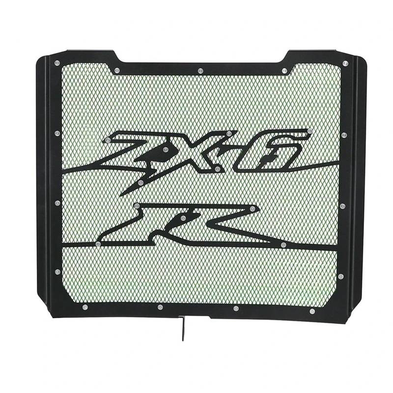 Montage Ohne Bohren Motorrad Kühlergrill Wache Cover Schutz Für Kawasaki ZX6R ZX-6R ZX636 ZX-636 ZX 6R 636 2009-2023 2024 2025(Groen) von FSOZDBBPL