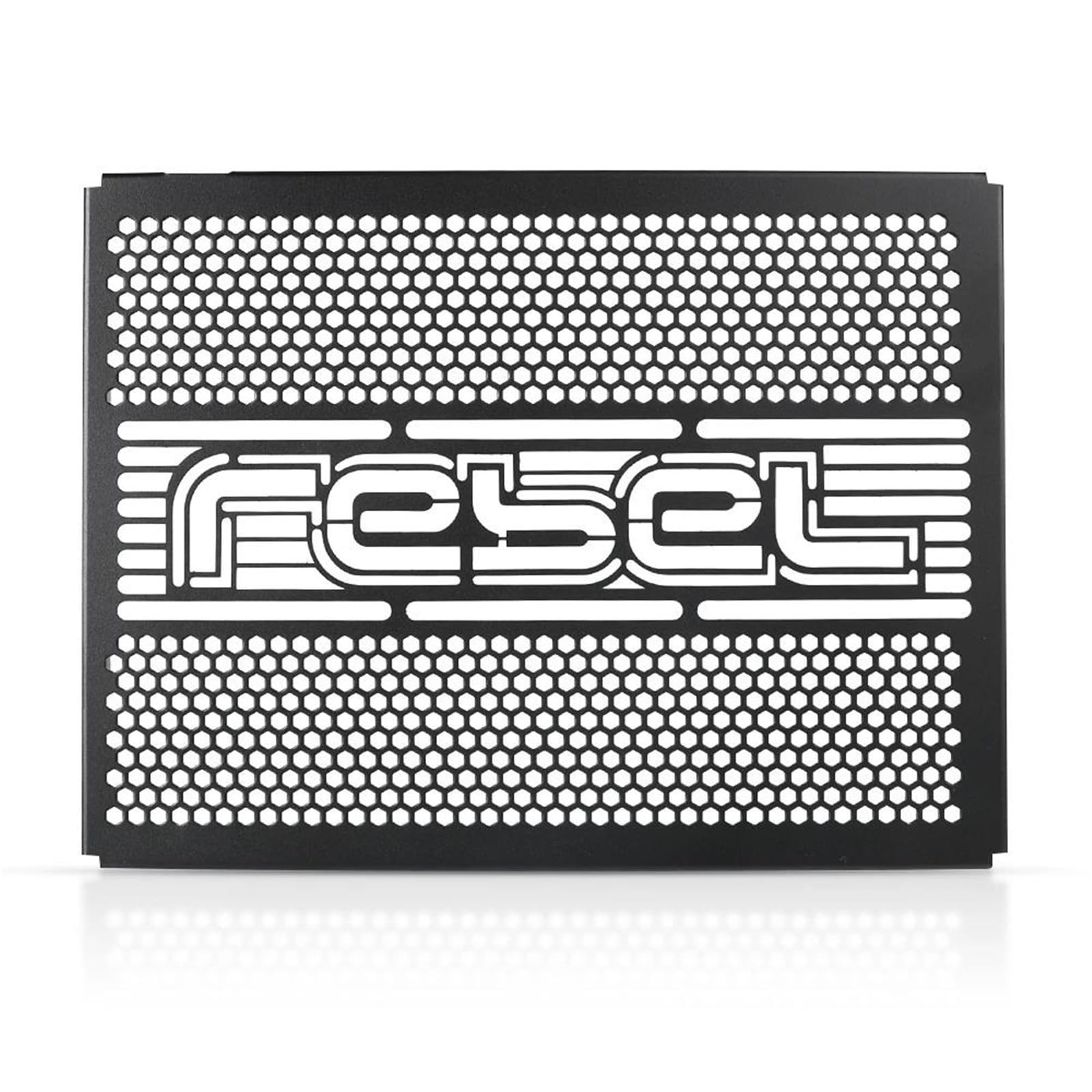 Montage Ohne Bohren Motorrad Kühlergrill Wache Cover Schutz Für Rebel 300 500 CMX300 CMX500 2017 2018 2019 2020 2021 2022 2023(Black Mesh) von FSOZDBBPL