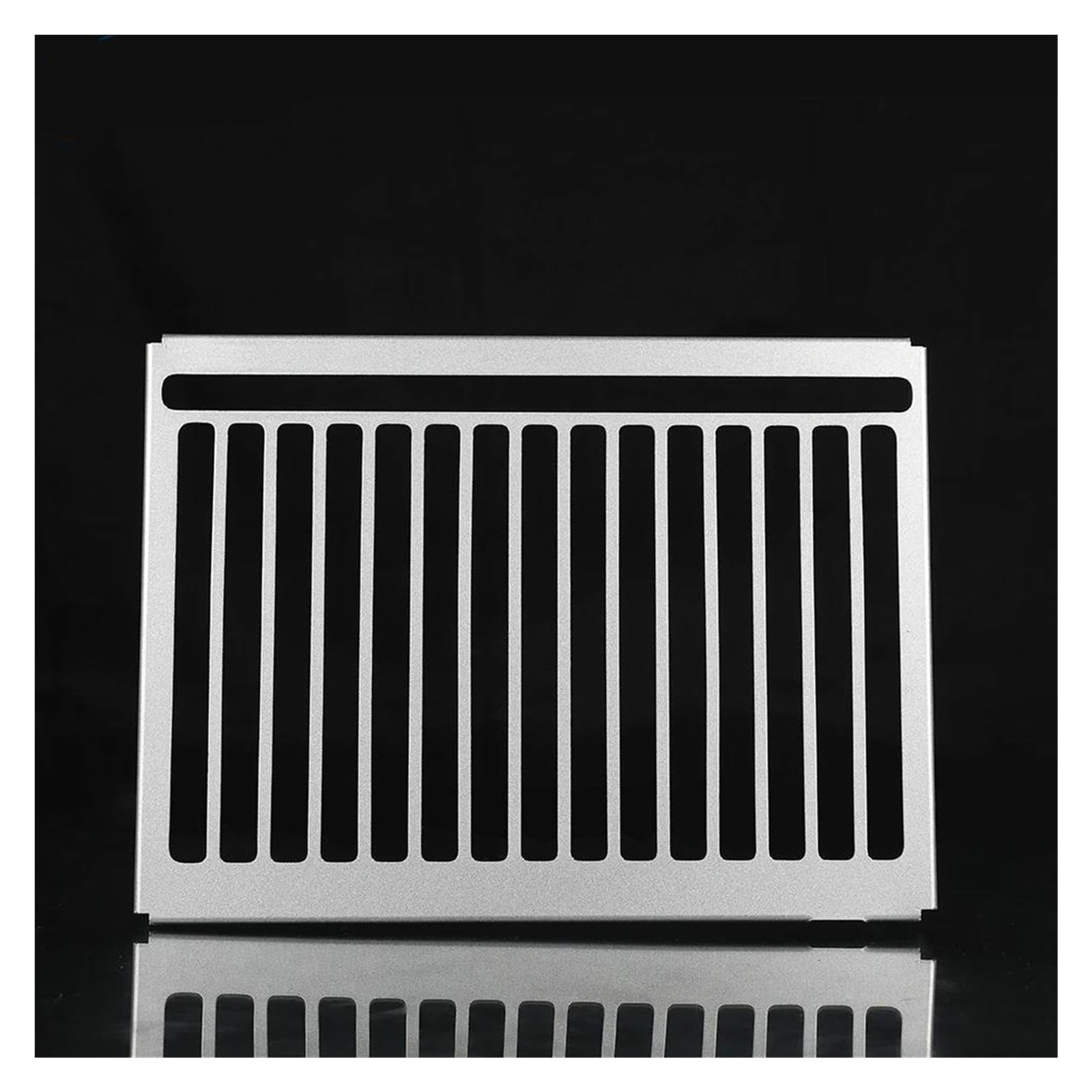 Montage Ohne Bohren Motorrad Kühlergrill Wache Cover Schutz Für Rebel 300 500 CMX300 CMX500 2017 2018 2019 2020 2021 2022 2023(Silver grille) von FSOZDBBPL