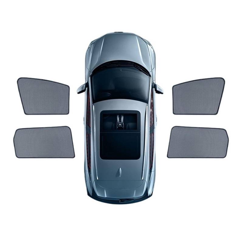 Sommer Reisen Auto Magnetische Sonnenschirme Für FA1 Vorne Hinten Windows Sonnenblende Vorhang Windschutzscheibe Abdeckung(4 Side Windows) von FSOZDBBPL