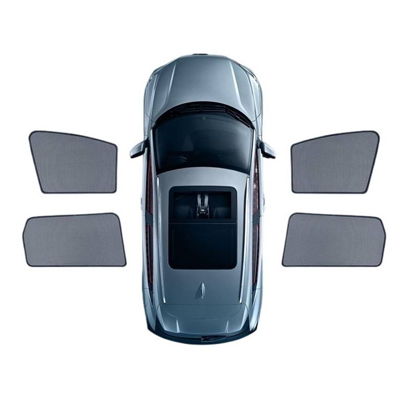 Sommer Reisen Auto Vorne Hinten Seite Zurück Fenster Sonnenblende Sonnenschutz Privatsphäre Vorhang Für Chevrolet Orlando 2018-2024(4 Side Windows) von FSOZDBBPL