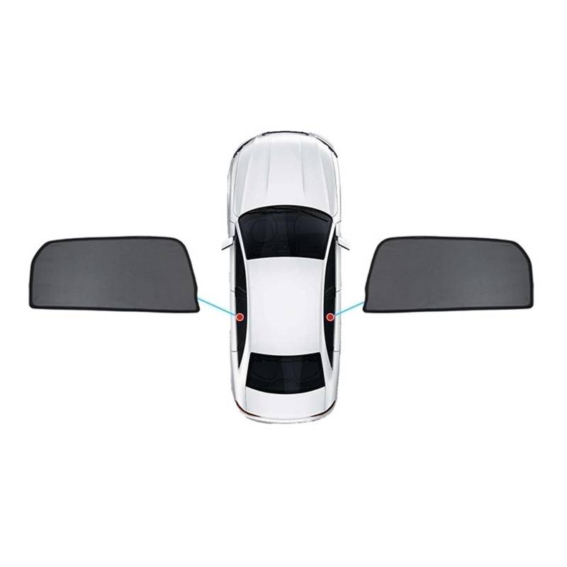 Sommer Reisen Autovorhang, Sichtschutz Atmungsaktive Isolierung, Autovorhang Für Benz GLC L Extended 2019–2023 2024(Rear Windows) von FSOZDBBPL