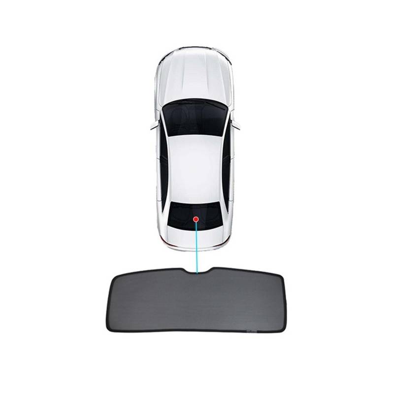 Sommer Reisen Custom Car Fenster Sonnenschirm Für BMW X1 F48 2015-2020 2021 2022 2023 2024 Privatsphäre Blind Vorhang Frontscheibe(Back Windshield) von FSOZDBBPL