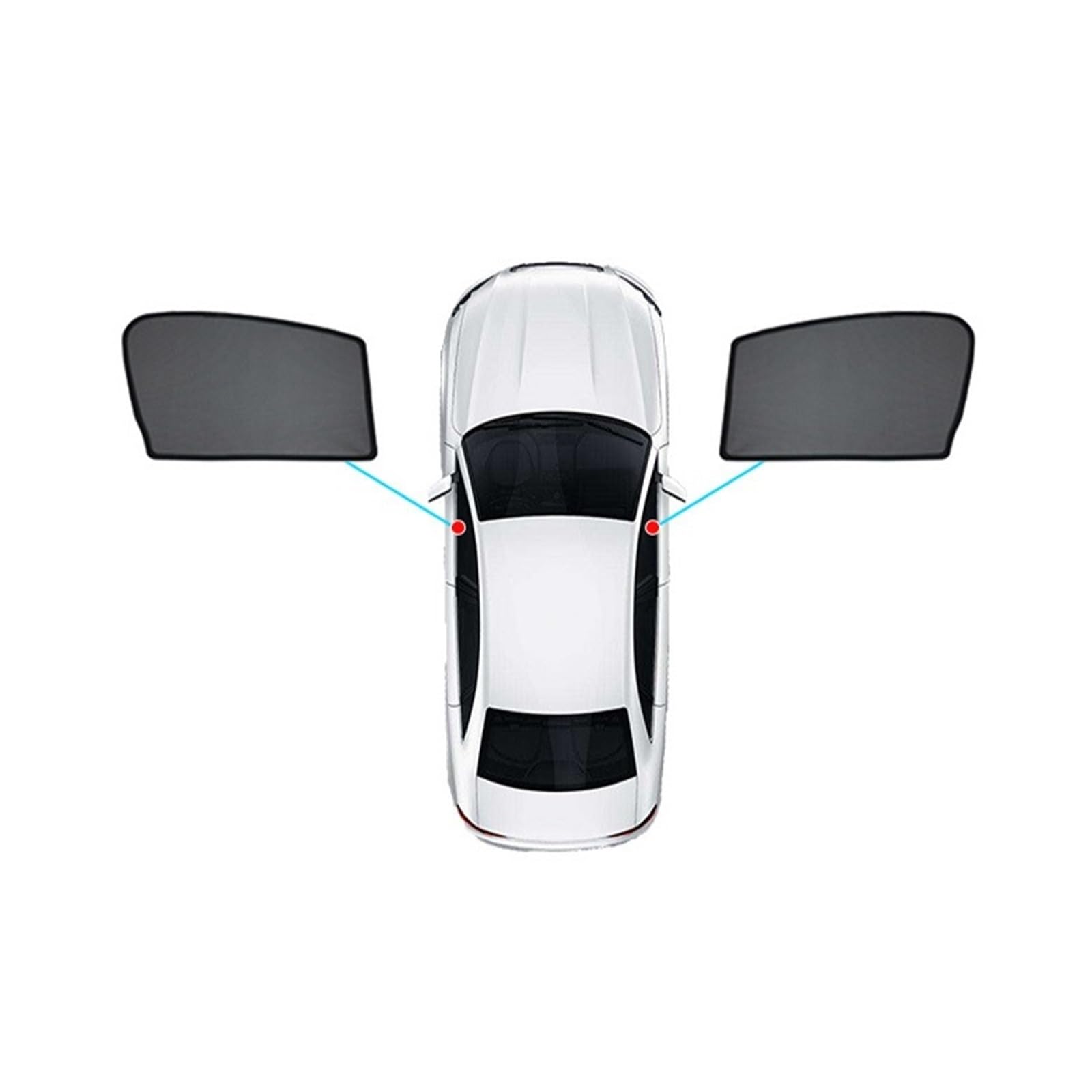 Sommer Reisen Custom Car Fenster Sonnenschirm Für BMW X1 F48 2015-2020 2021 2022 2023 2024 Privatsphäre Blind Vorhang Frontscheibe(Front Windows) von FSOZDBBPL