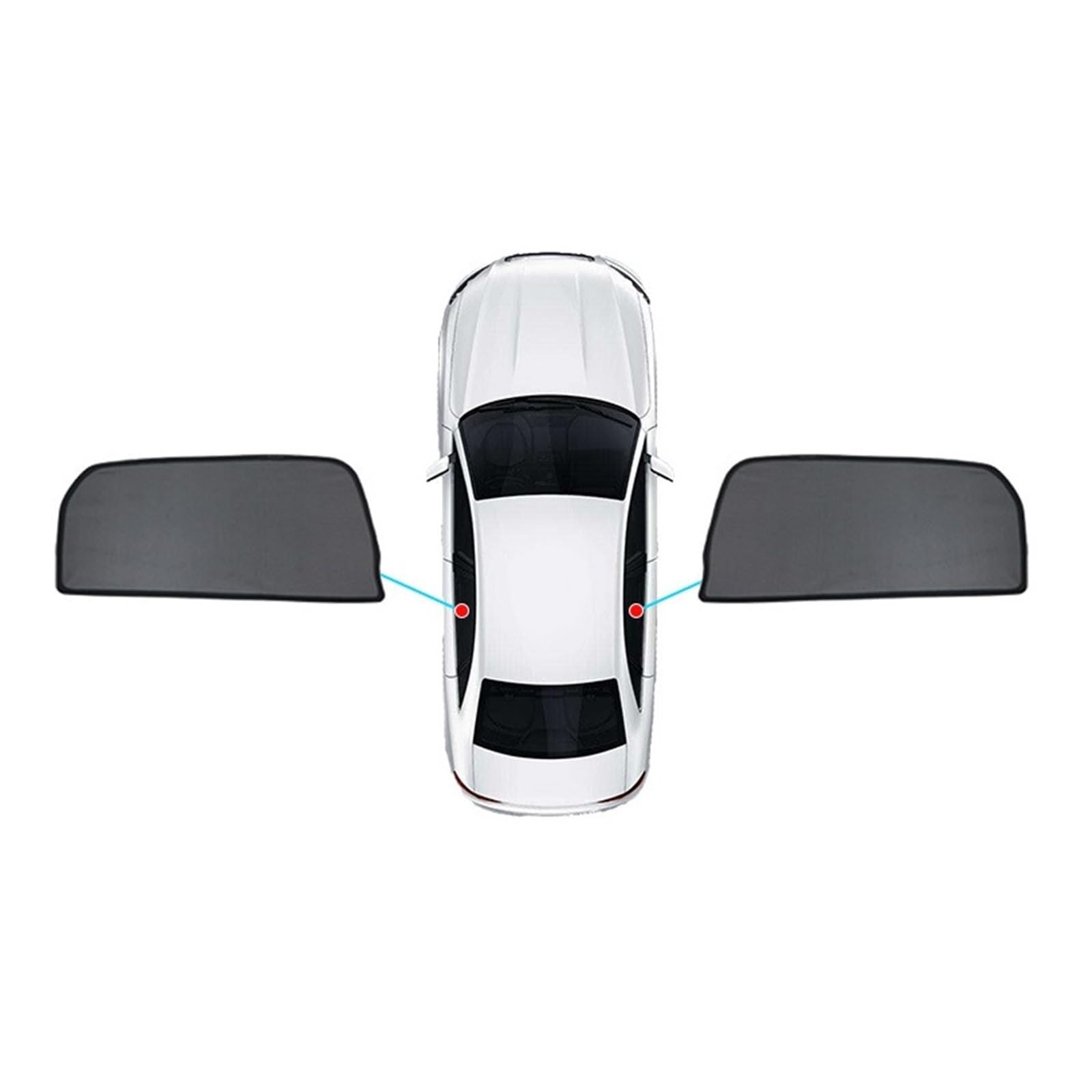 Sommer Reisen Custom Car Fenster Sonnenschirm Für BMW X1 F48 2015-2020 2021 2022 2023 2024 Privatsphäre Blind Vorhang Frontscheibe(Rear Windows) von FSOZDBBPL