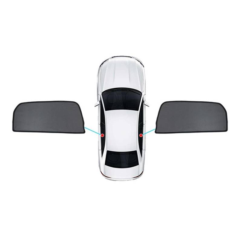 Sommer Reisen Custom Car Fenster Sonnenschirm Für BMW X1 F48 2015-2020 2021 2022 2023 2024 Privatsphäre Blind Vorhang Frontscheibe(Rear Windows) von FSOZDBBPL