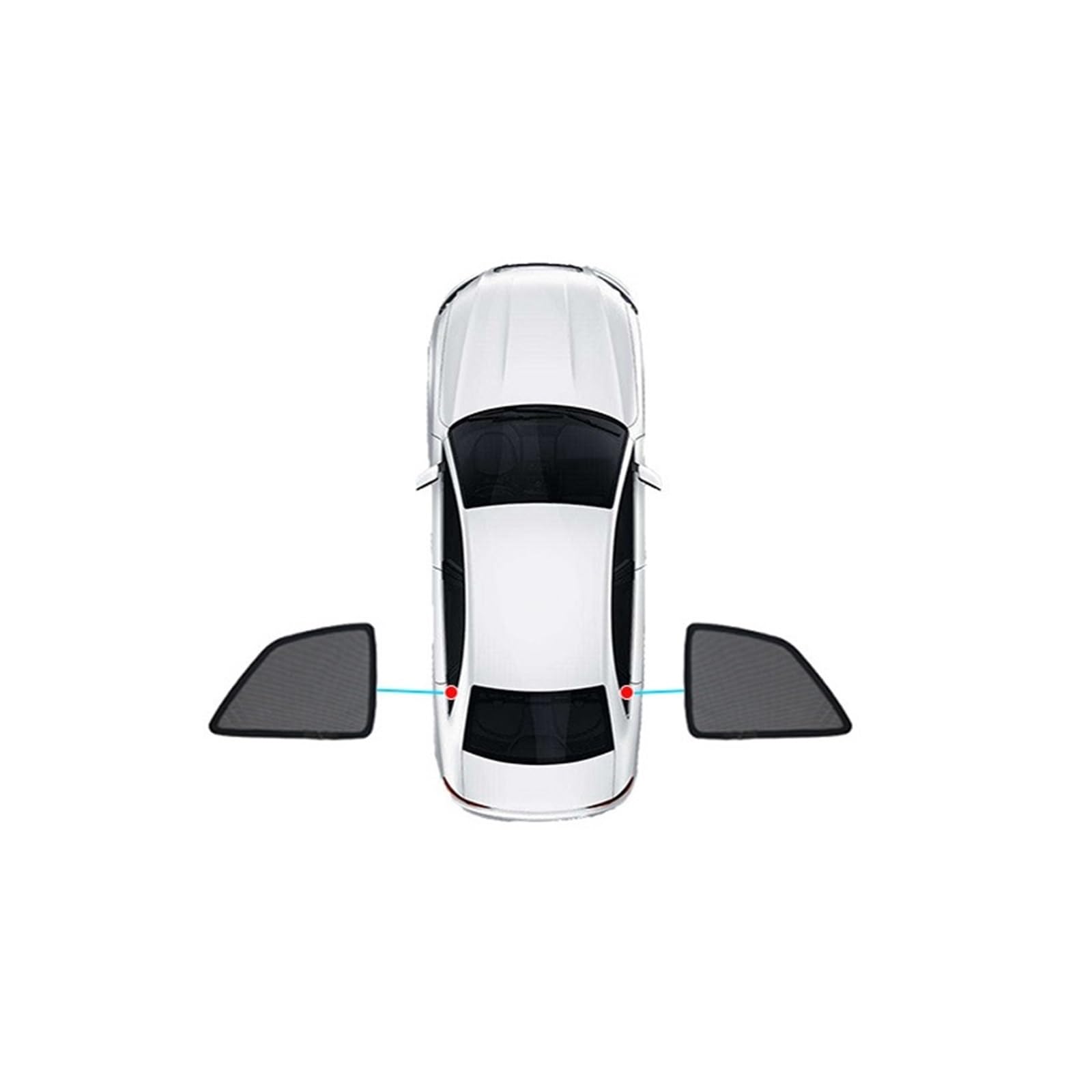 Sommer Reisen Custom Car Fenster Sonnenschirm Für BMW X1 F48 2015-2020 2021 2022 2023 2024 Privatsphäre Blind Vorhang Frontscheibe(Small Windows) von FSOZDBBPL