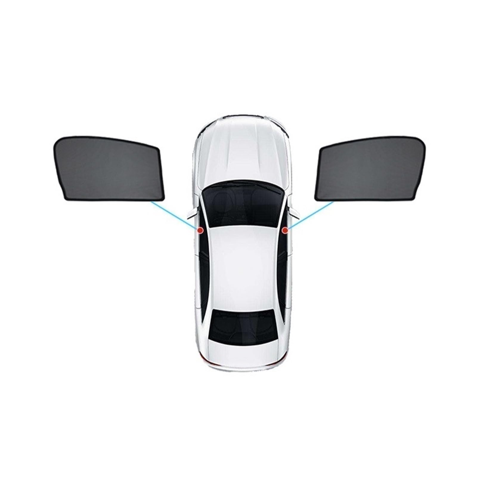 Sommer Reisen Für Accord 9 Generation 2013-2017 Auto Magnetischer Fenster-Sonnenschutz Anpassbare Windschutzscheiben-Sichtschutzvorhänge(Front Windows) von FSOZDBBPL