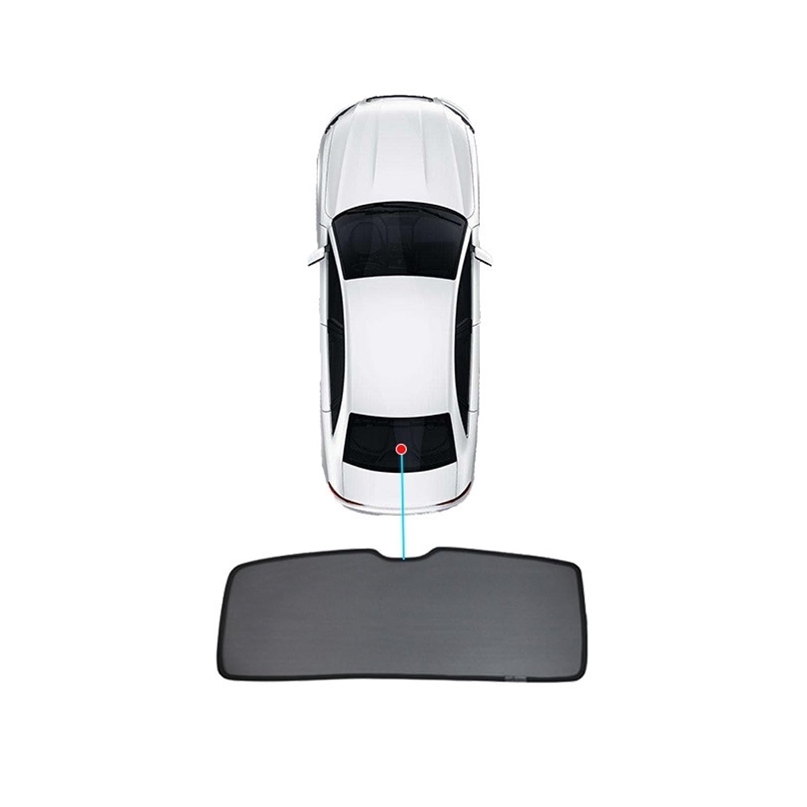Sommer Reisen Für BMW 7 Series Extended Edition G12 2016-2021 2022 2023 2024 Auto-Seitenfenster-Sonnenschutzabdeckung Sonnenblendenvorhang(Back Windshield) von FSOZDBBPL