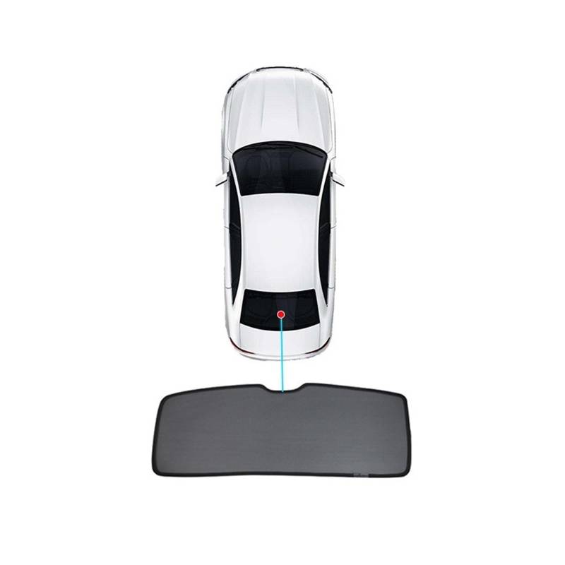 Sommer Reisen Für BMW 7 Series Extended Edition G12 2016-2021 2022 2023 2024 Auto-Seitenfenster-Sonnenschutzabdeckung Sonnenblendenvorhang(Back Windshield) von FSOZDBBPL