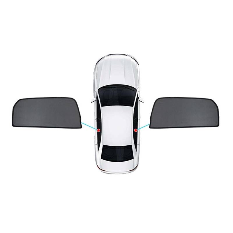 Sommer Reisen Für BMW 7 Series Extended Edition G12 2016-2021 2022 2023 2024 Auto-Seitenfenster-Sonnenschutzabdeckung Sonnenblendenvorhang(Rear Windows) von FSOZDBBPL
