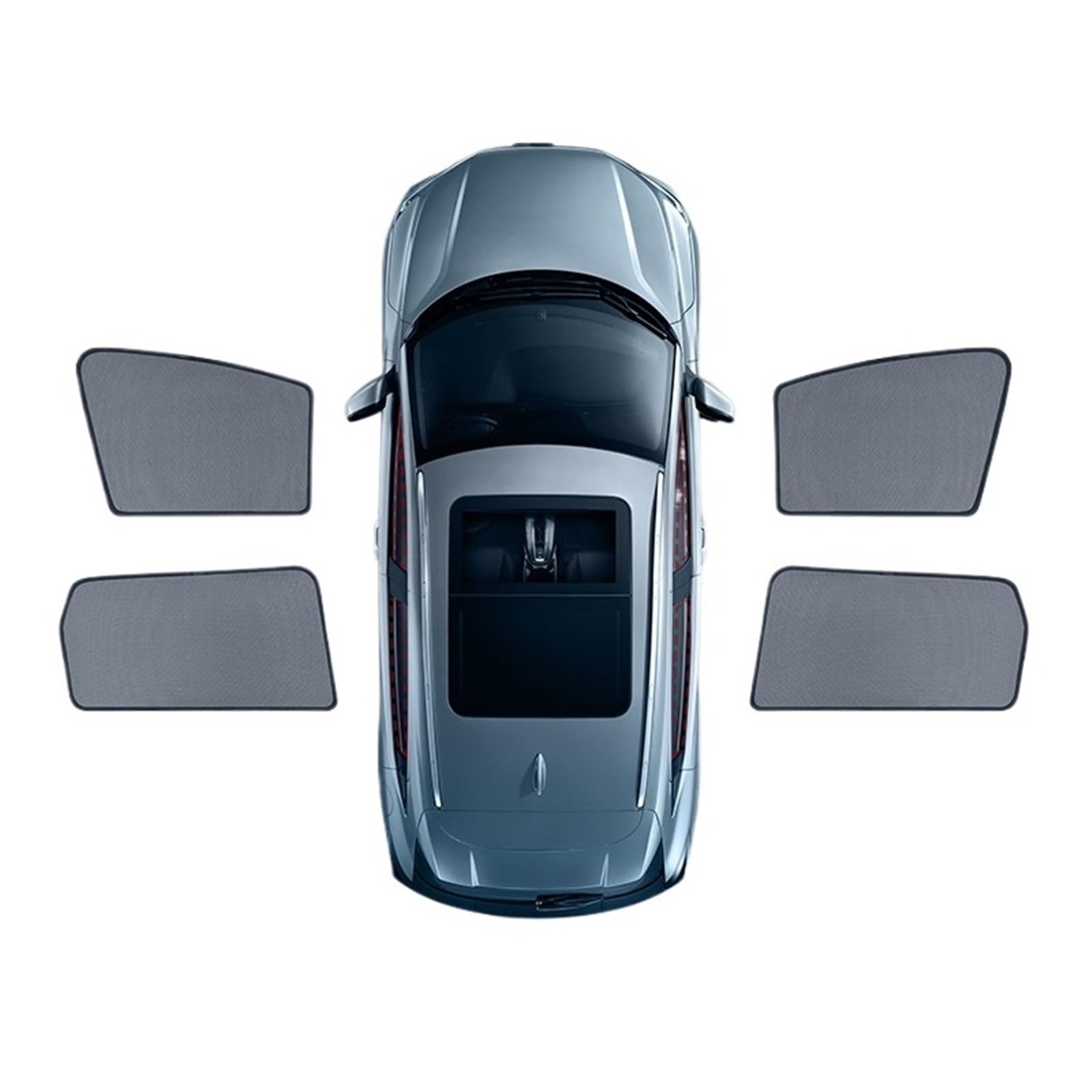 Sommer Reisen Für CRV CR-V 2017-2021 2022 2023 2024 2025 Auto Magnetische Front Heckscheibe Sonnenschutz Vorhänge Sonnenschirm Windschutzscheibe(4 Side Windows) von FSOZDBBPL